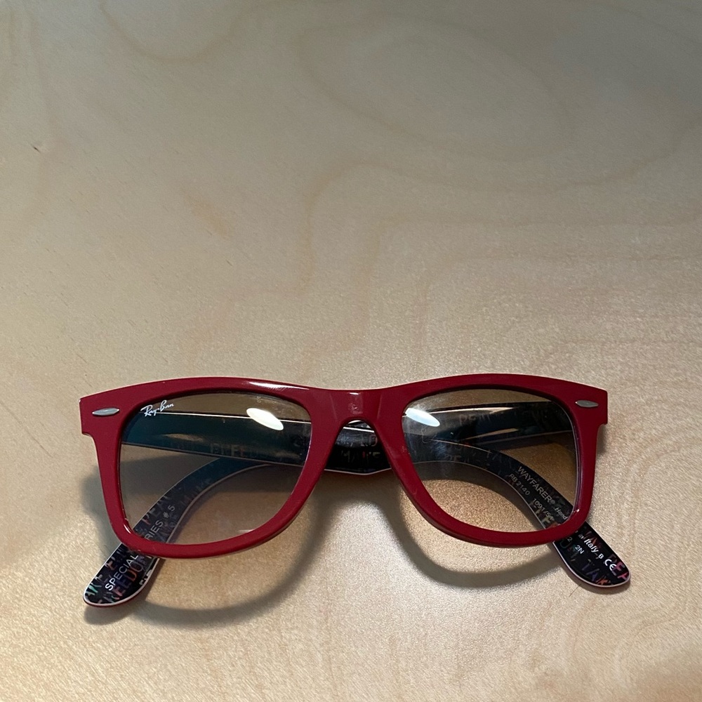 Red Ray Ban Wayfarers Special Series #5